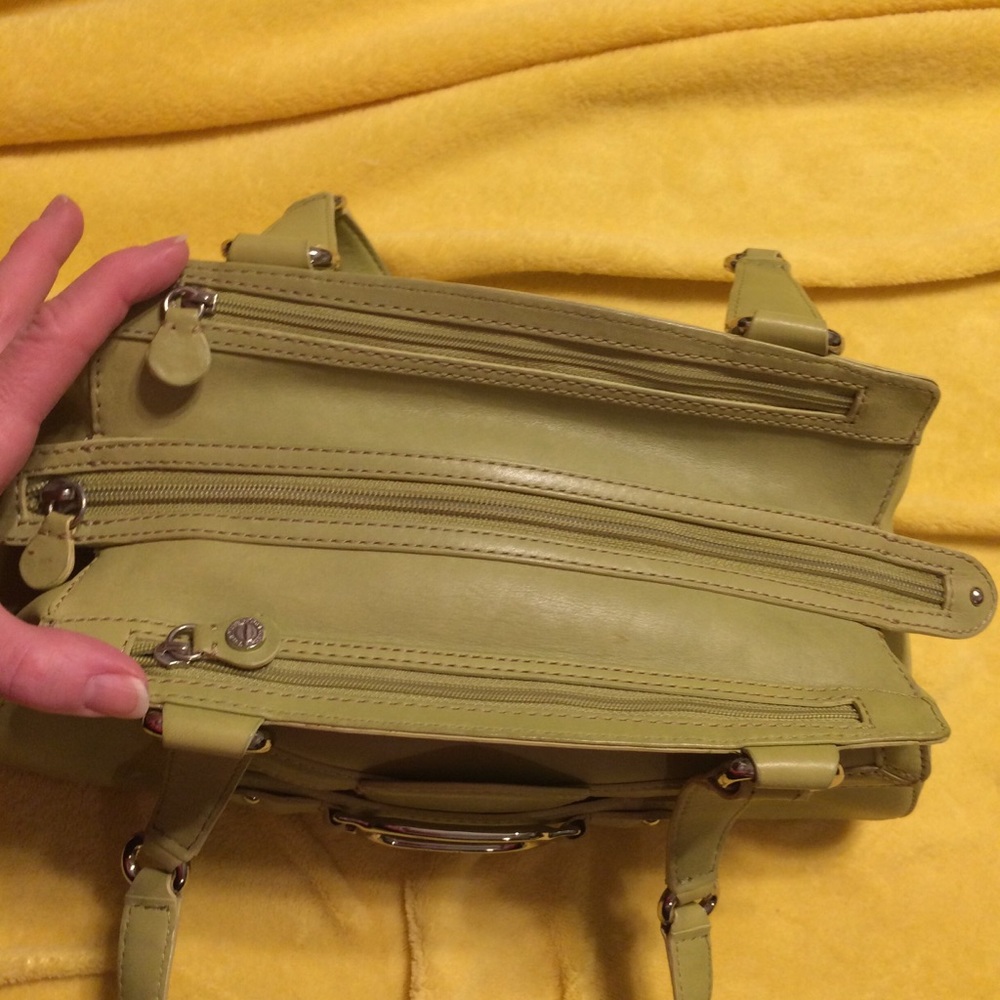 Cole Haan Avacado Green Satchel - Picture 8 of 8